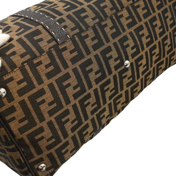 Fendi Brown Zucca Duffle Bag - Picture 6 of 10